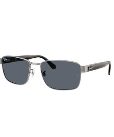 RB3750 004/R5 (62) gunmetal/blue lens