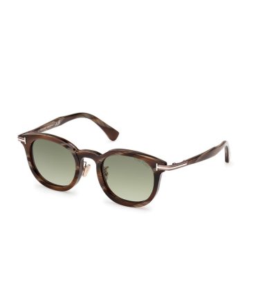 TF1151-D 62P brown horn/green gradient lens