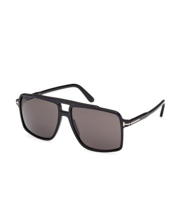 TF1177/S 01A Kemp shiny black/smoke lens