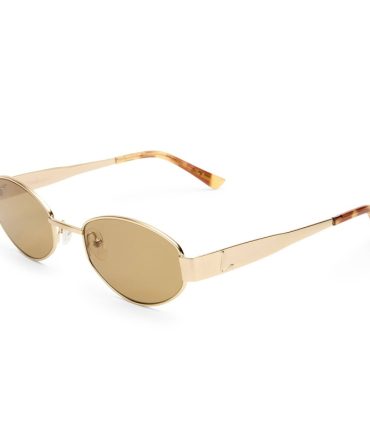 The Boston 2531805 brushed gold/sage tint lens