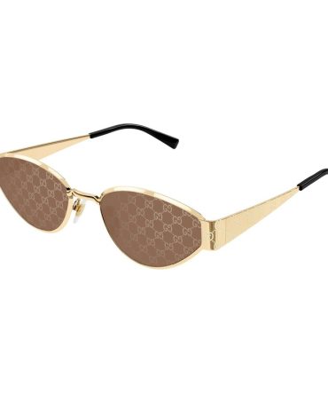 GG1853S 003 gold/gold brown GG logo lens