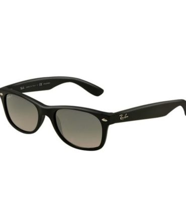 RB2132 601S/78 (55) MATTE  BLACK/BLUE GRADIENT POLARISED LENS