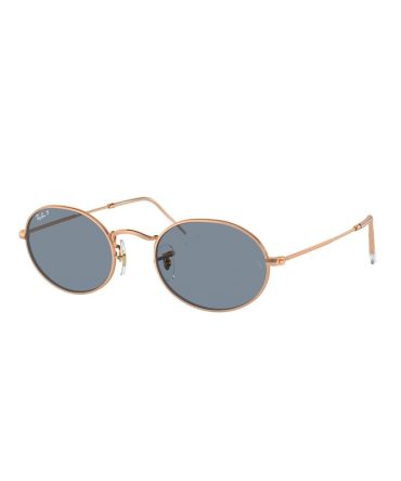 RB3547 9202S2 (54) rose gold/blue polarised lens