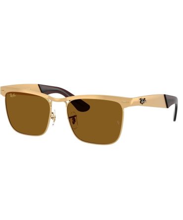 RB3875 927631 (56) sandblasted legend gold/brown lens