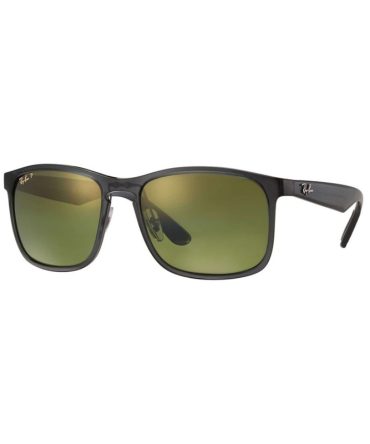 RB4264 876/60 trans grey/green mirror polarised