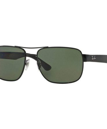 RB3530 002/9A black green polarised lens