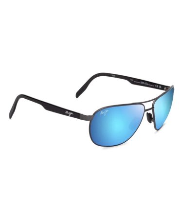 B728-17 Castles matte black/blue hawaii polarised lens