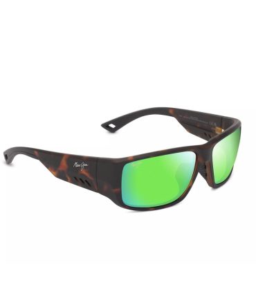 GM663-10 Keha matte dark havana/maui green polarised lens