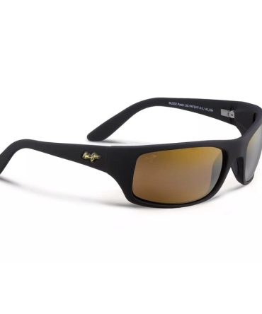 H202-2M peahi matte black/HCL bronze polarised lens