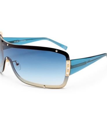 Veiled 2552184 bright gold/midnight blue lens